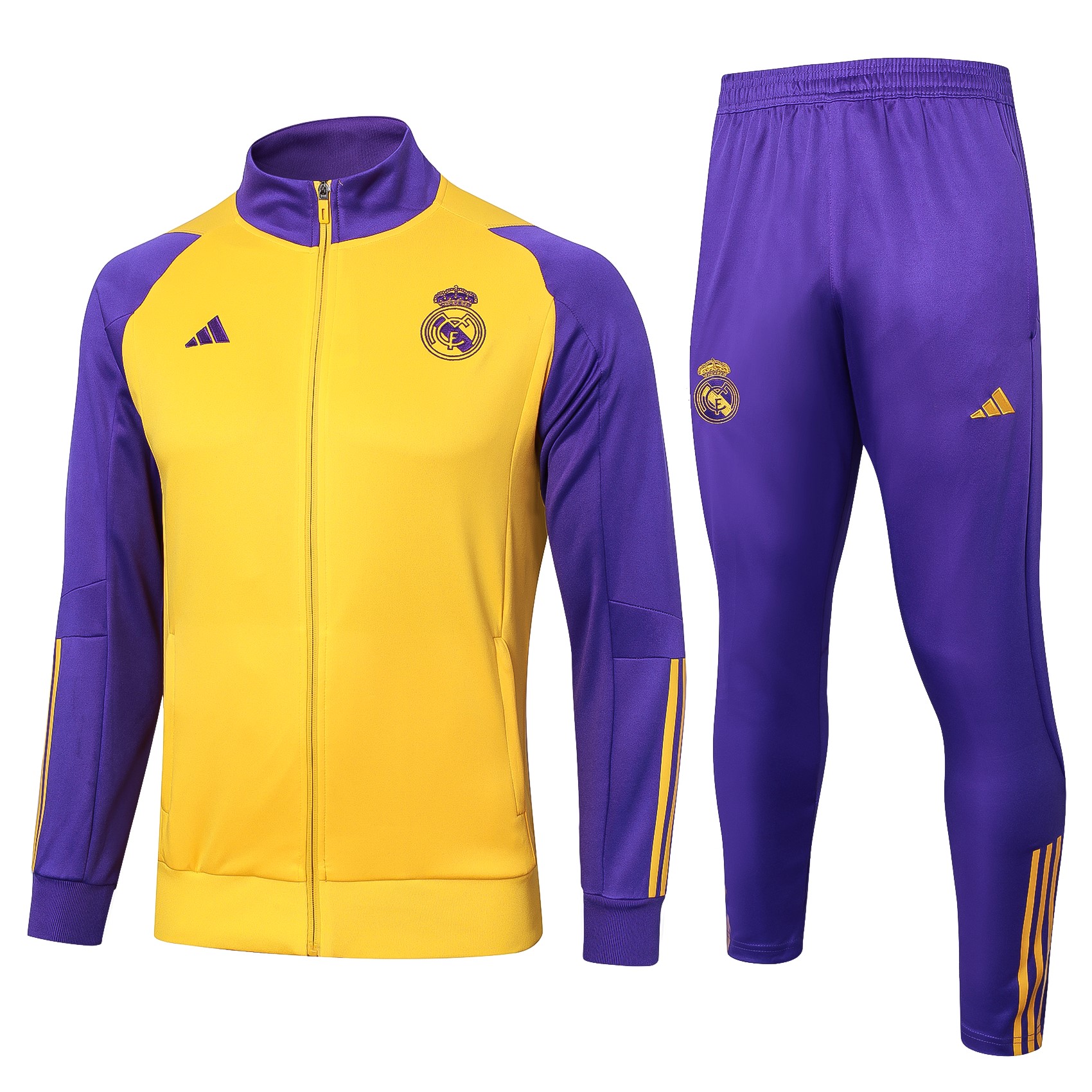 Chandal Real Madrid 2024/25 Amarillo Purpura